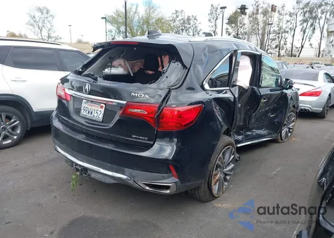 2017 Acura Mdx Technology Package from USA, damaged, VIN 5FRYD4H56HB017847